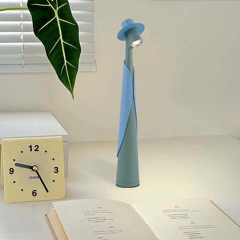 Lampe de chapeau LED rechargeable moderne | Lampe de bureau tactile créative