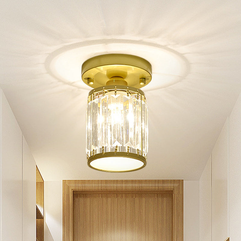 Plafonnier Crystal Foyer | Design semi-encastré moderne