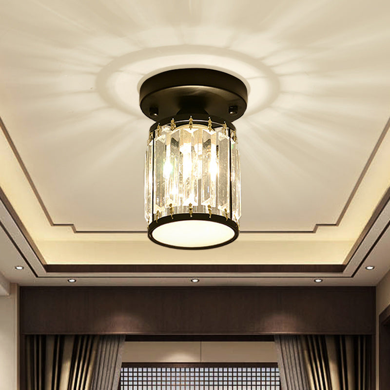 Plafonnier Crystal Foyer | Design semi-encastré moderne