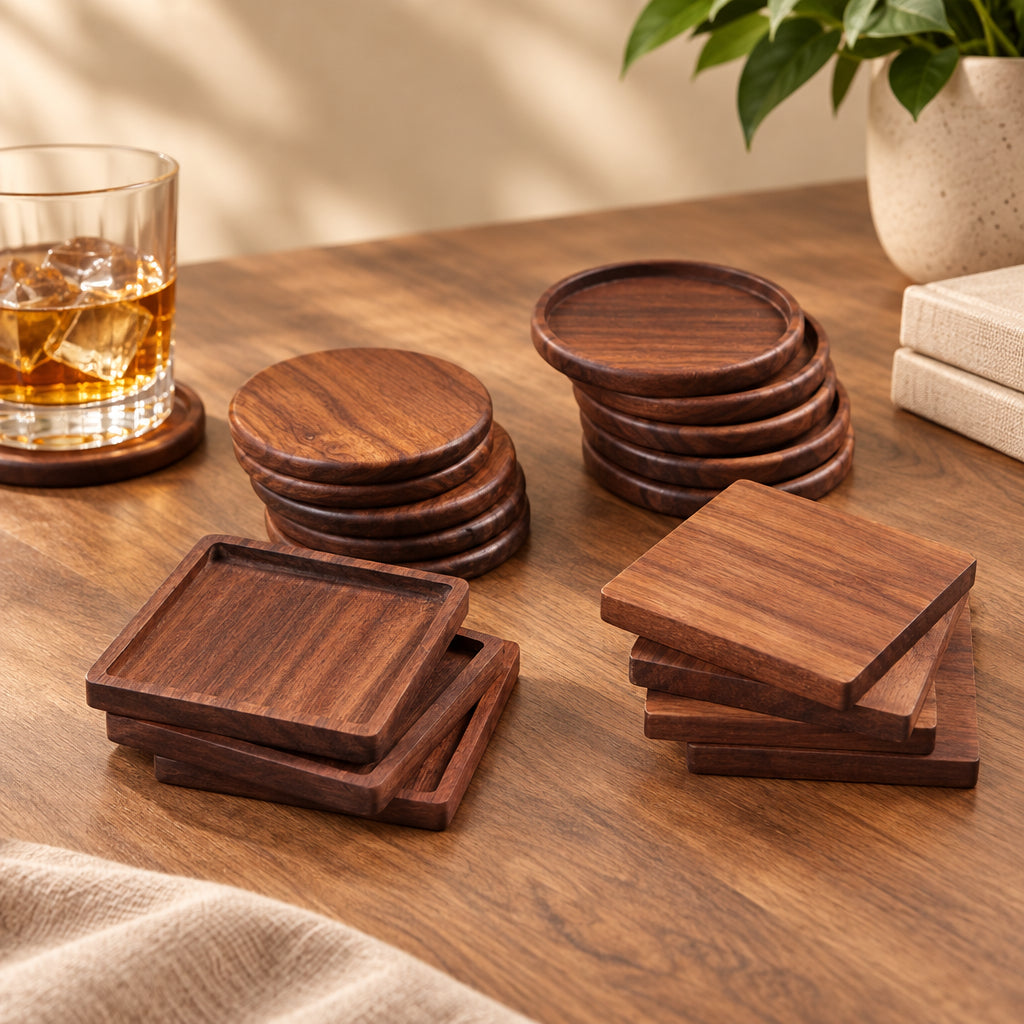 Black Walnut Coasters