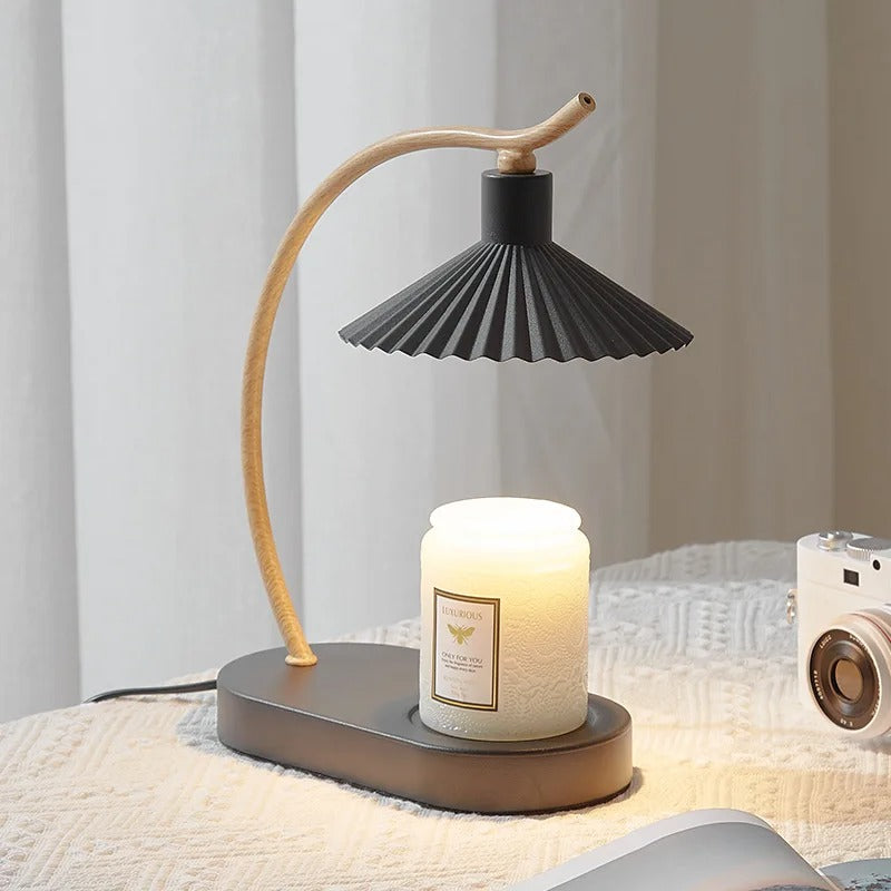 Lampe chauffe-bougie Vanessa | Ambiance nordique élégante