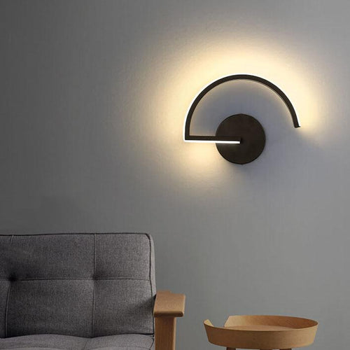 Applique Murale LED Courbes et Lignes | Design Arc Moderne Minimaliste