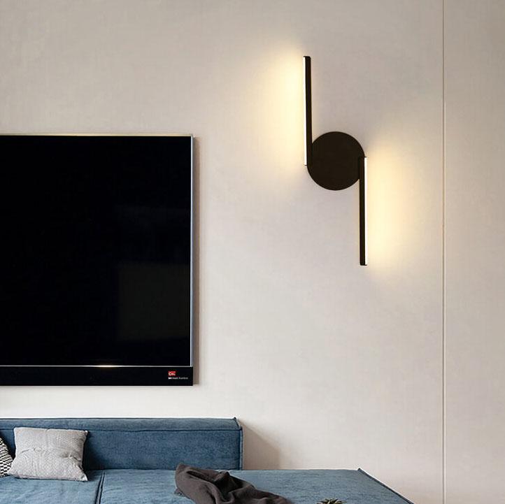 Applique Murale LED Courbes et Lignes | Design Arc Moderne Minimaliste