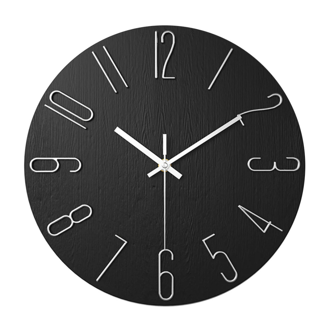 Horloge Murale Moderne Noble | Design Minimaliste Doré