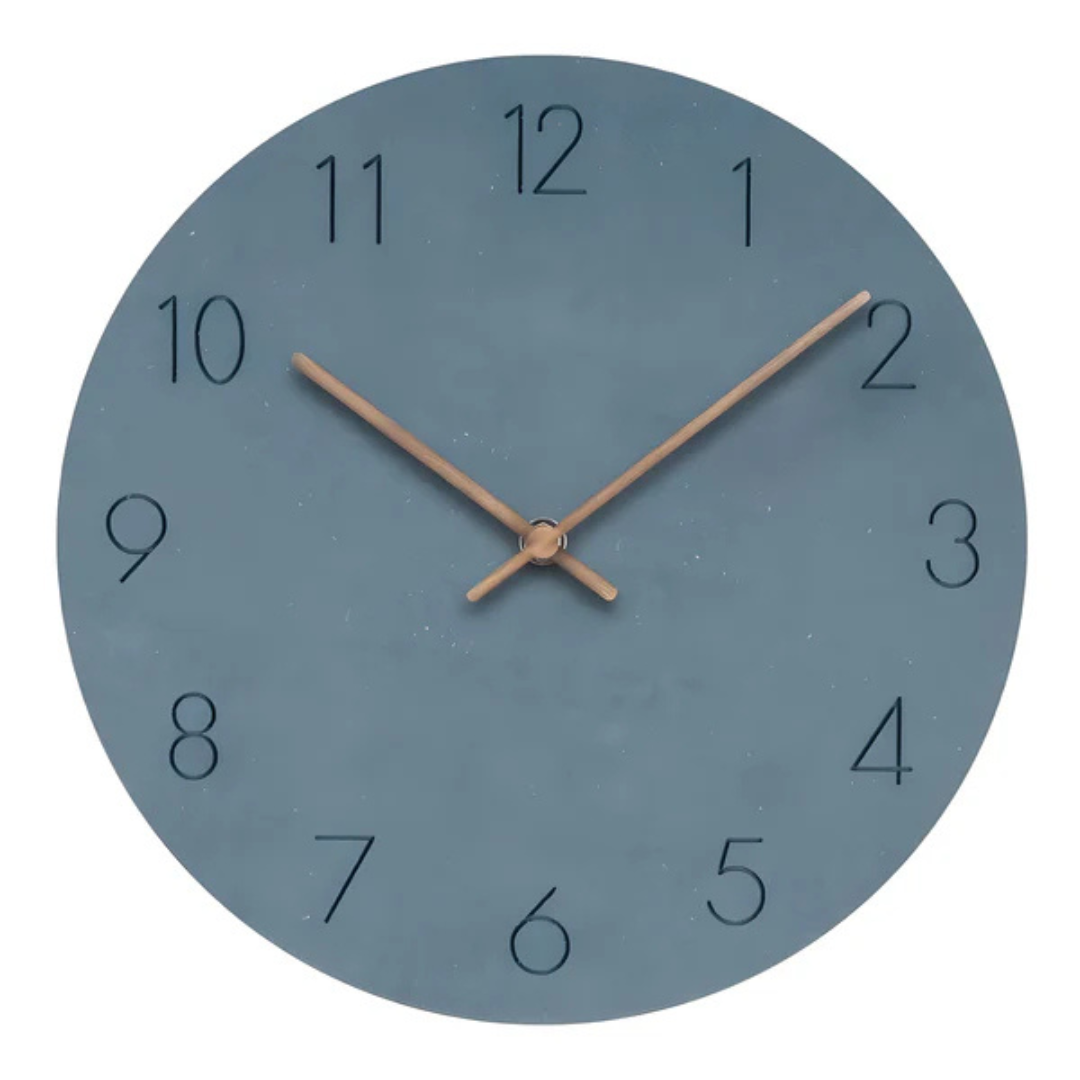 Horloge murale minimaliste Nork | Design contemporain en bois