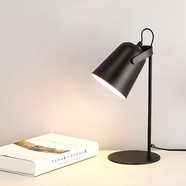 Lampe de bureau LED en métal nordique | Lampe de lecture et d'étude minimaliste