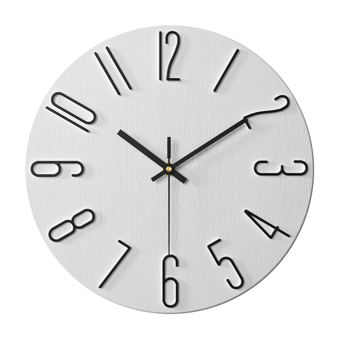 Horloge Murale Moderne Noble | Design Minimaliste Doré