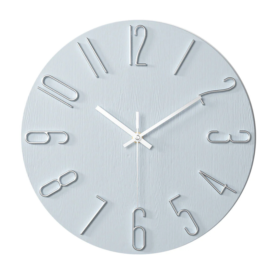Horloge Murale Moderne Noble | Design Minimaliste Doré