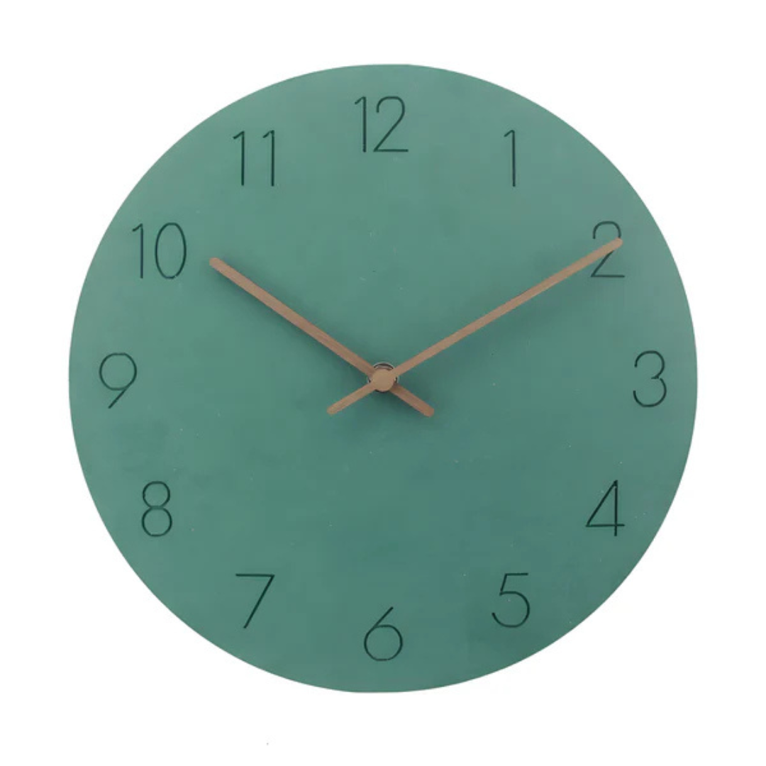Horloge murale minimaliste Nork | Design contemporain en bois