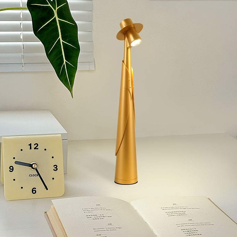 Lampe de chapeau LED rechargeable moderne | Lampe de bureau tactile créative