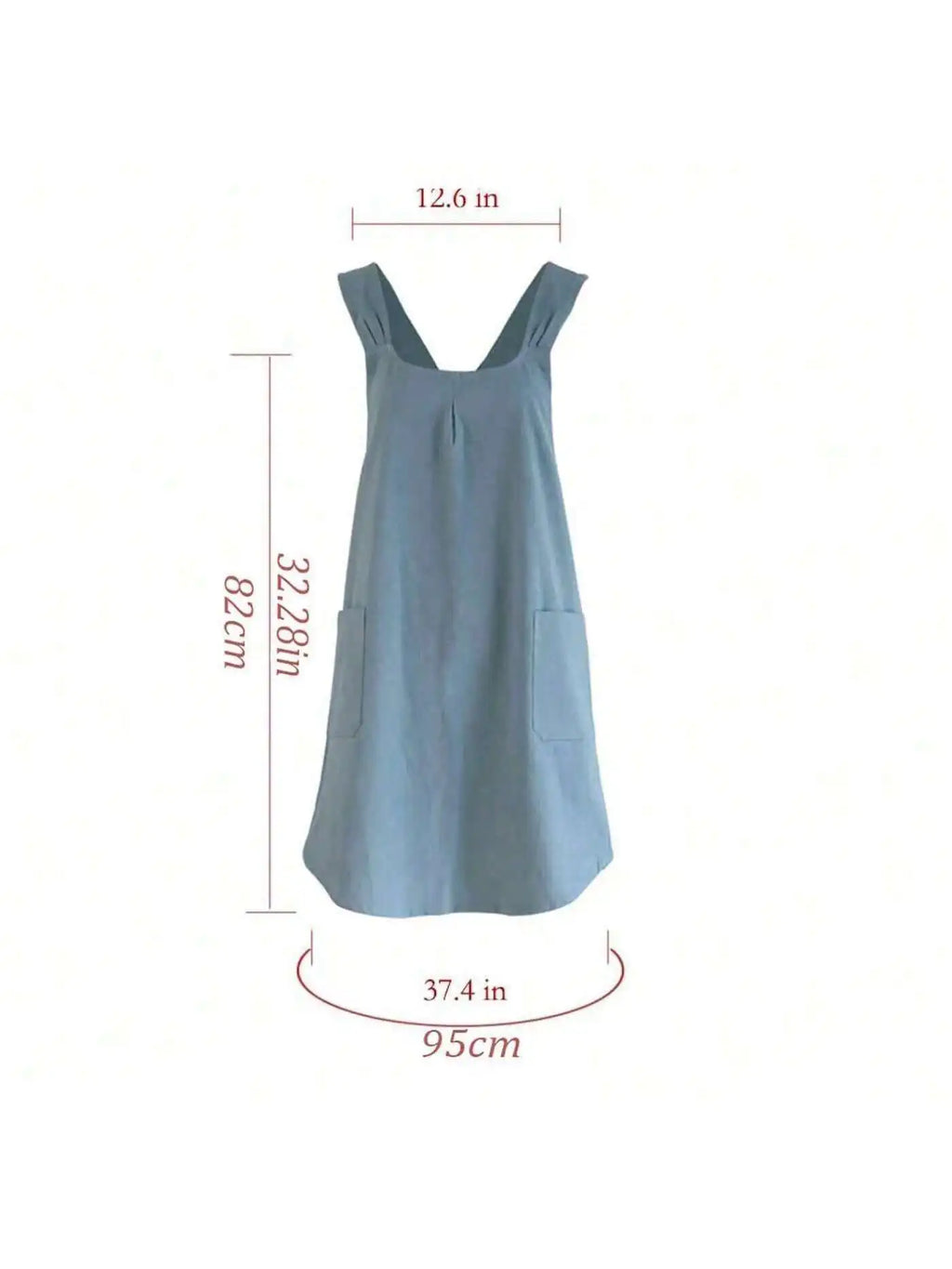 Linen Cross-Back Apron