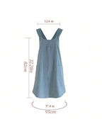 Linen Cross-Back Apron