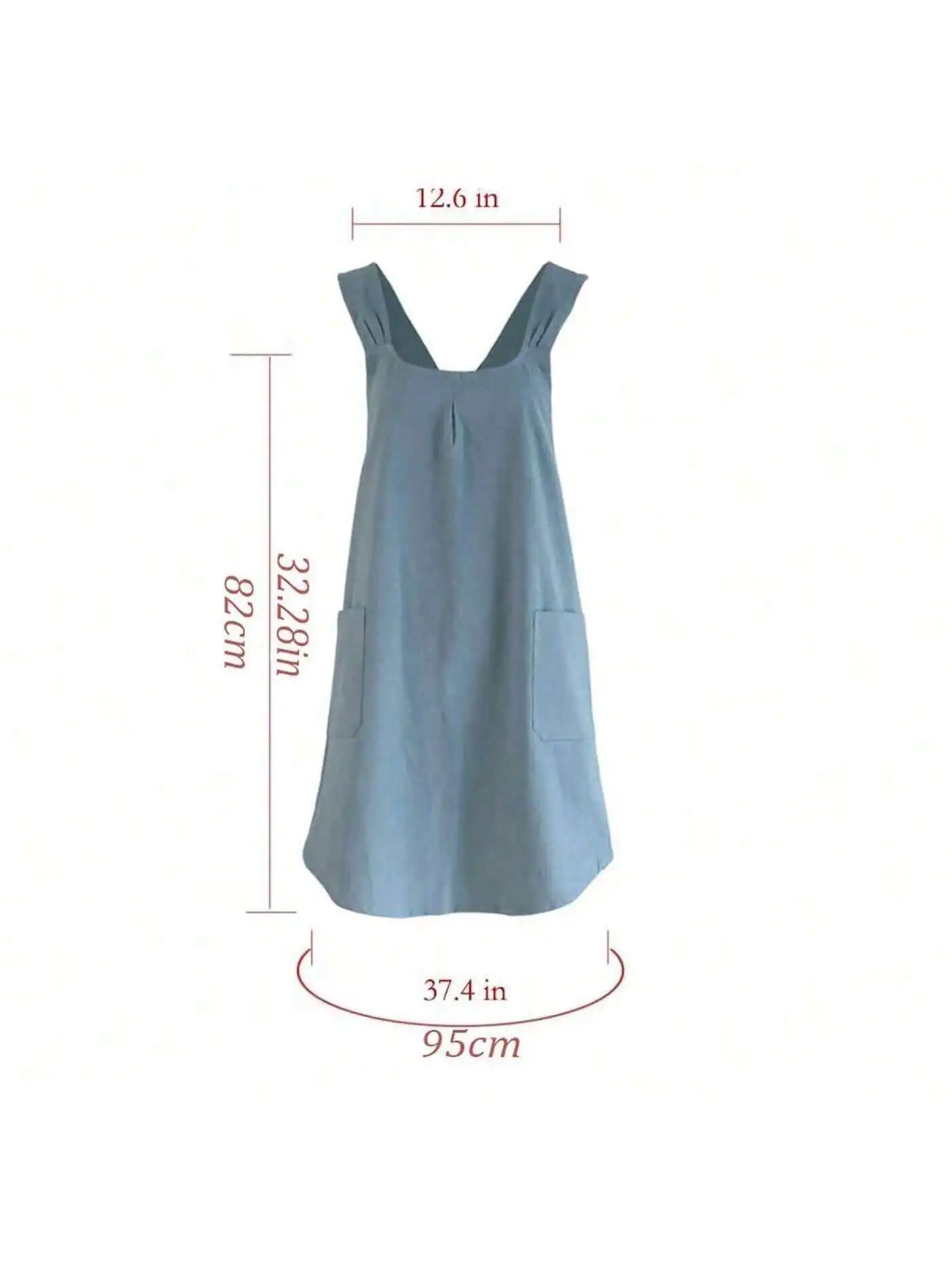 Linen Cross-Back Apron