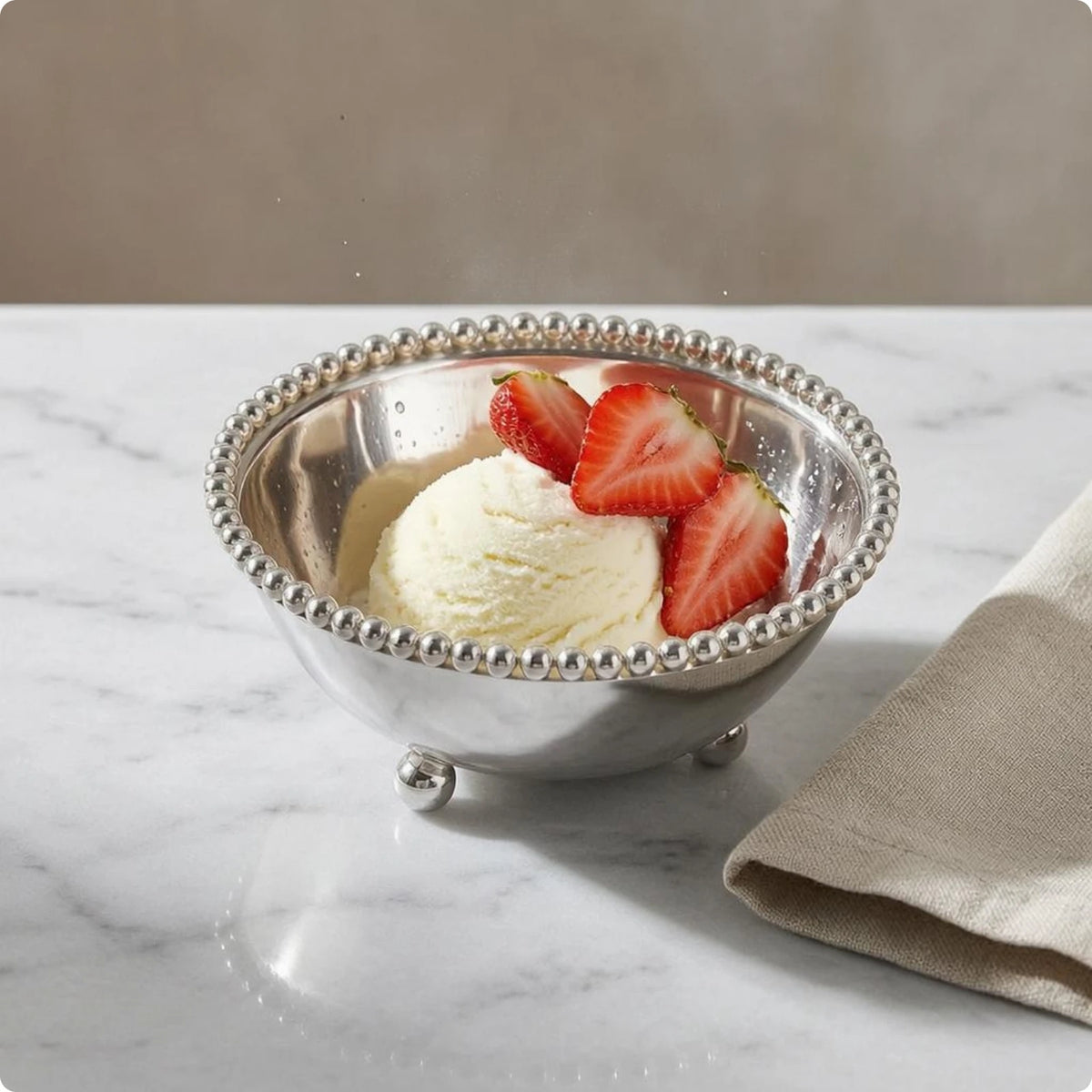 Footed Ceramic Serving Bowl