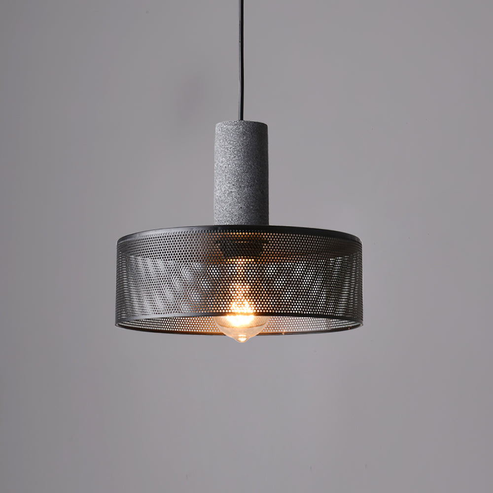 Suspension Béton Urbain | Lampe Suspendue Industrielle à LED