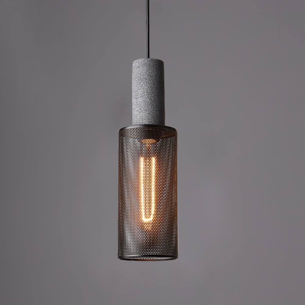 Suspension Béton Urbain | Lampe Suspendue Industrielle à LED
