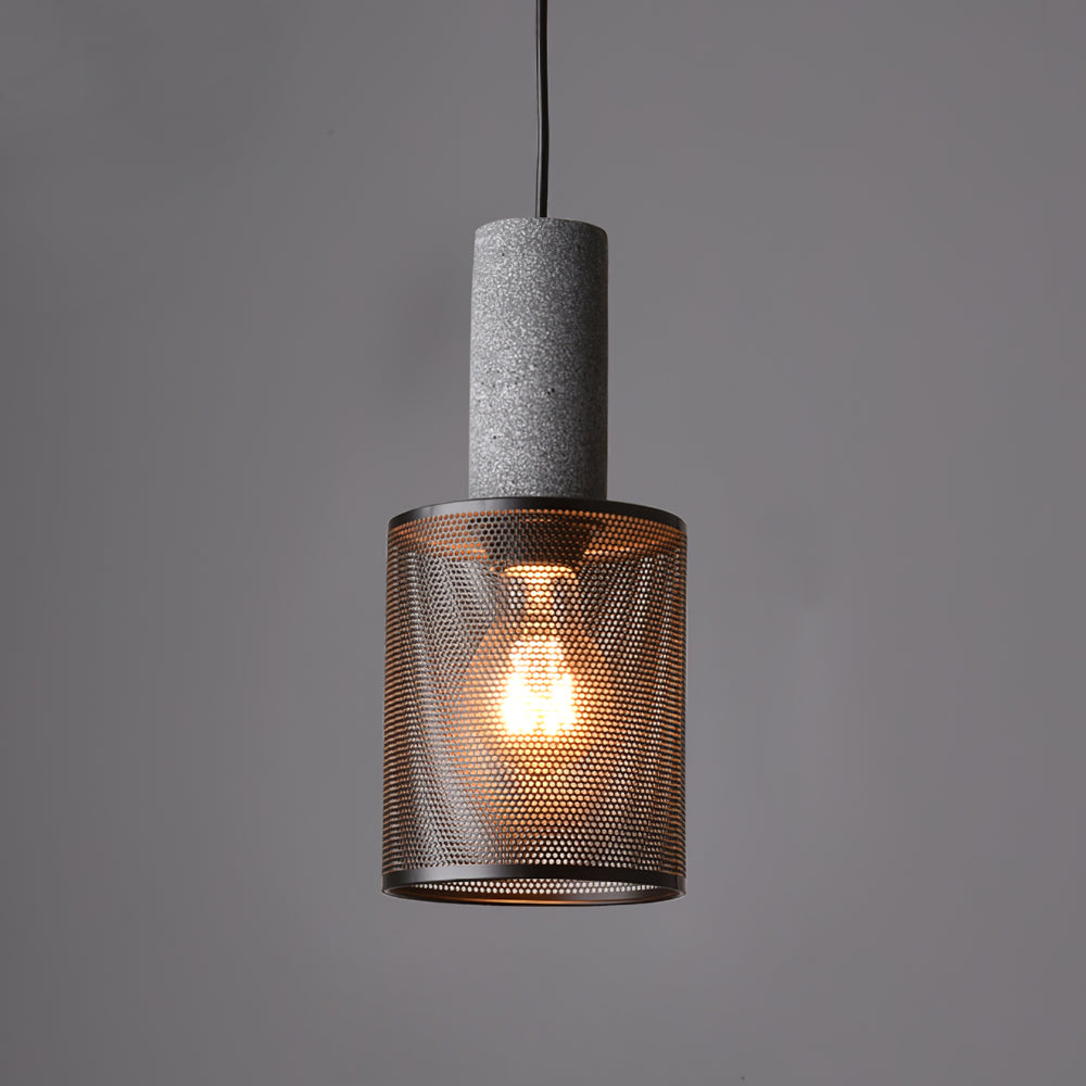 Suspension Béton Urbain | Lampe Suspendue Industrielle à LED