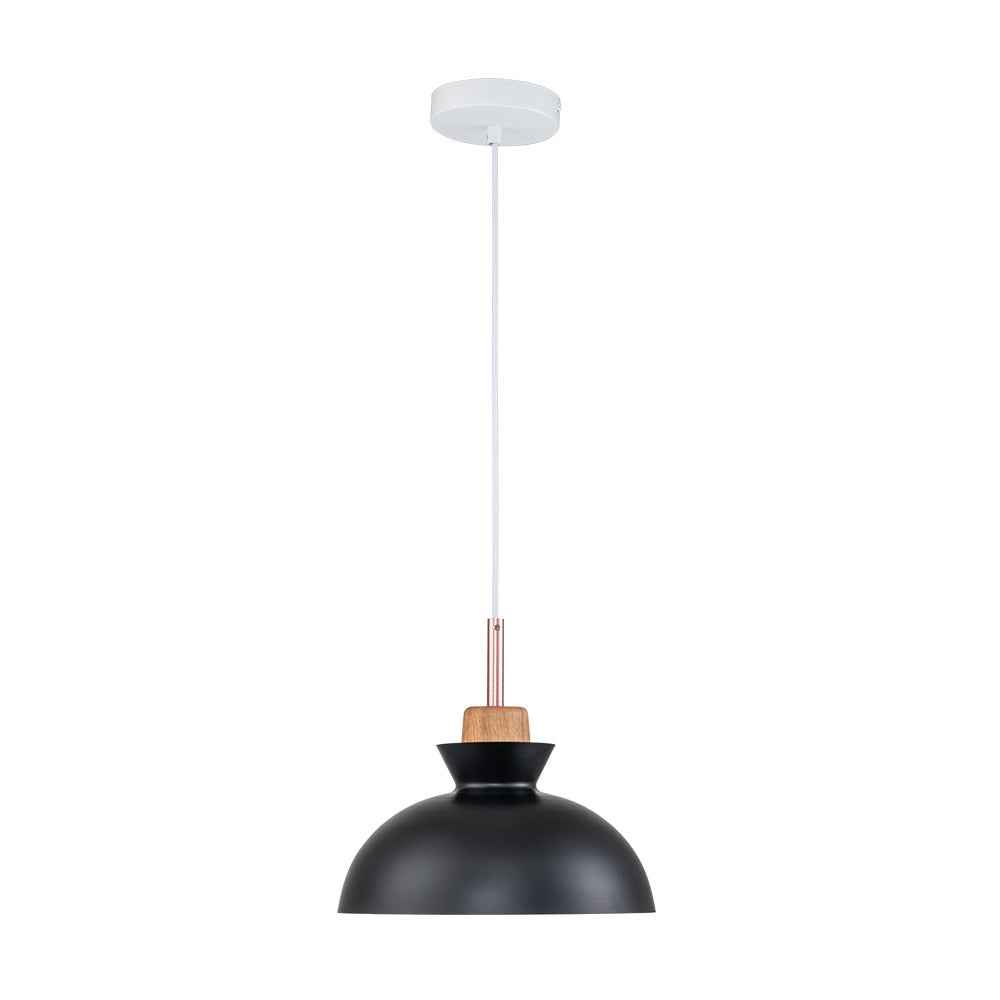 Suspension dôme simple et moderne | Luminaire suspendu scandinave en métal