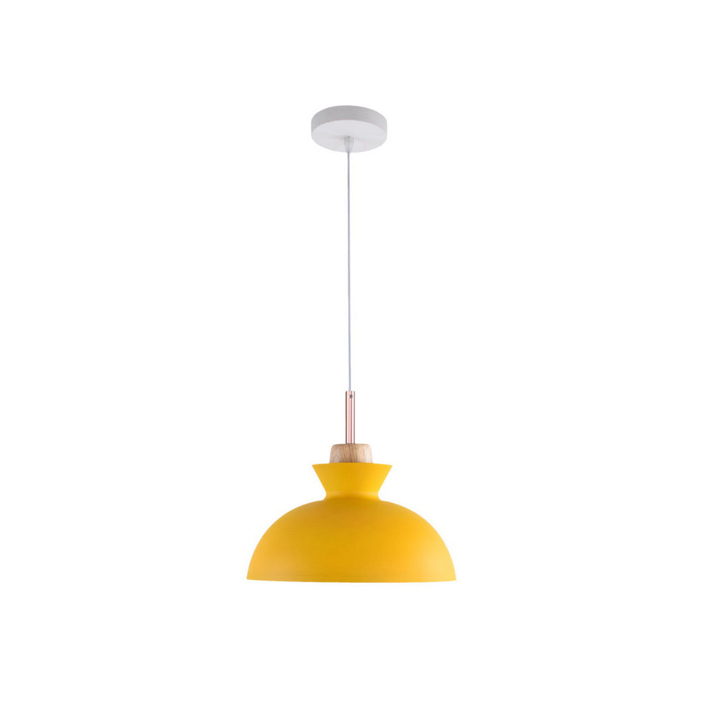 Suspension dôme simple et moderne | Luminaire suspendu scandinave en métal