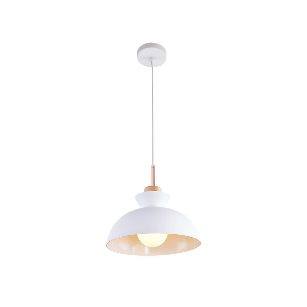Suspension dôme simple et moderne | Luminaire suspendu scandinave en métal