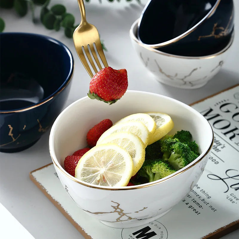Nordic Ceramic Dinnerware, Irregular Edge