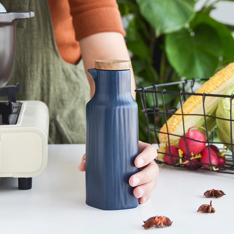 Ceramic Oil & Vinegar Bottle
