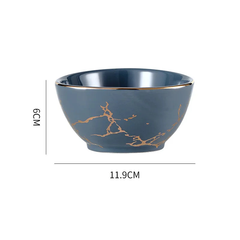Nordic Ceramic Dinnerware, Irregular Edge