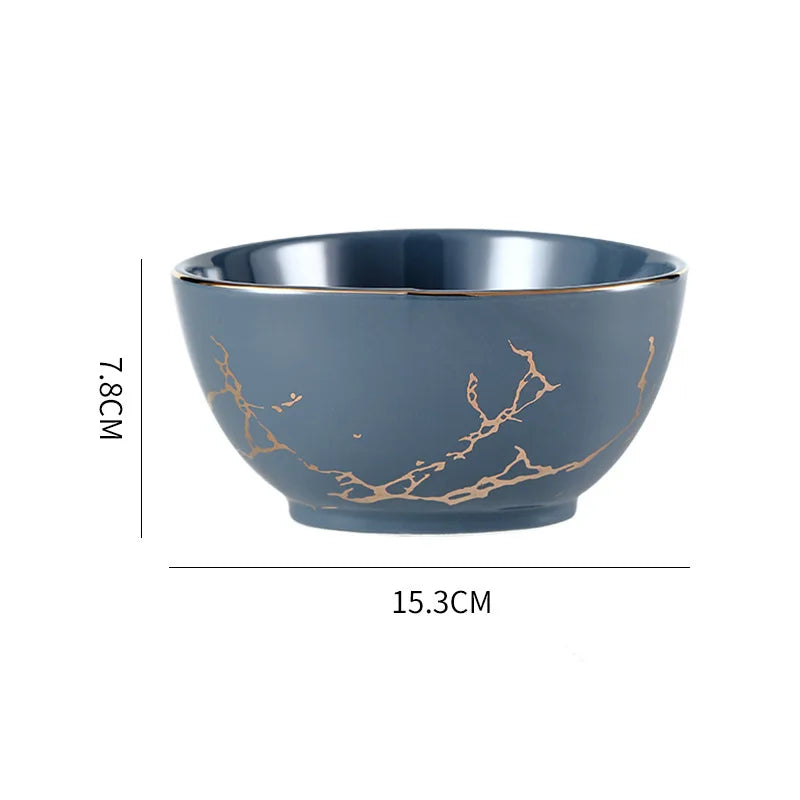 Nordic Ceramic Dinnerware, Irregular Edge