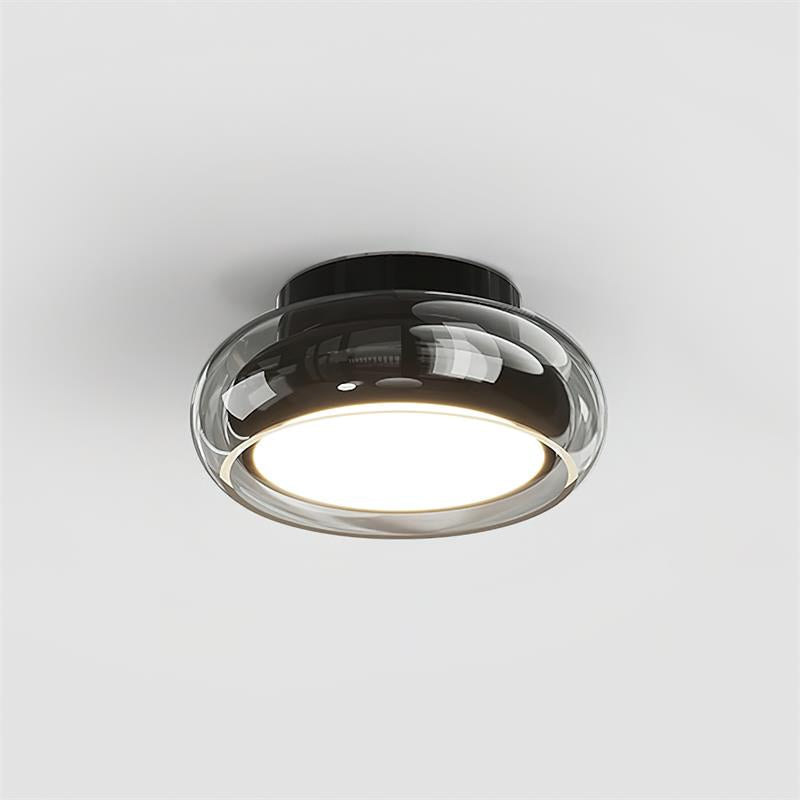 Plafonnier June rétro en verre | Lampe d'intérieur à LED