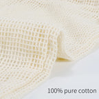 Cotton Mesh Produce Bags, Set of 3