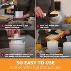 French Butter Crock