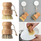 Wooden Pot Scrubbing Brush
