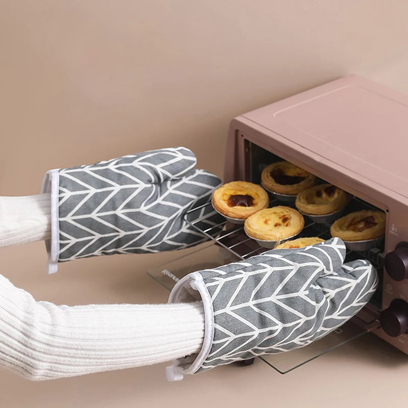 Cotton Linen Baking Gloves