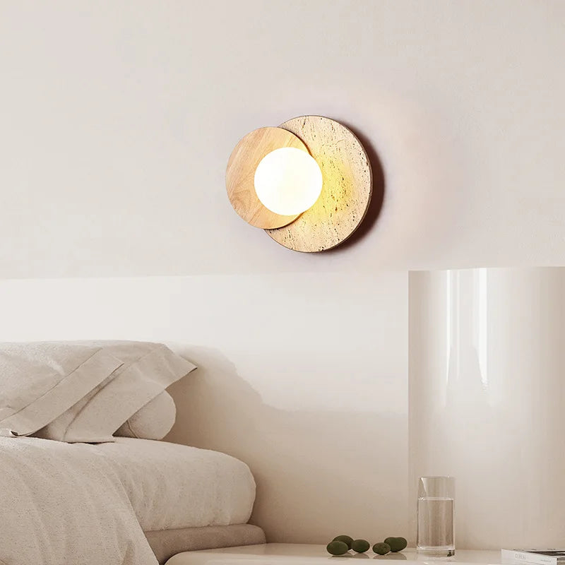 Applique murale Wabi-Sabi en pierre | Design texturé naturel et moderne