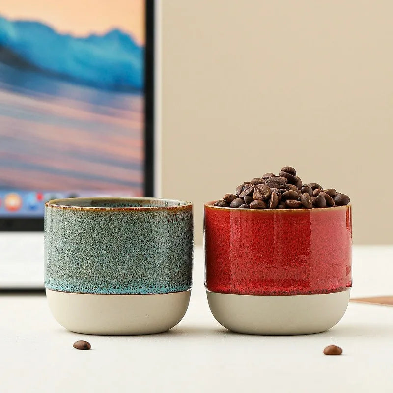 Handleless Ceramic Coffee Cup