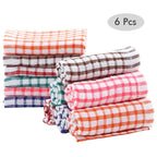 Cotton Tea Towels, Set of 6
