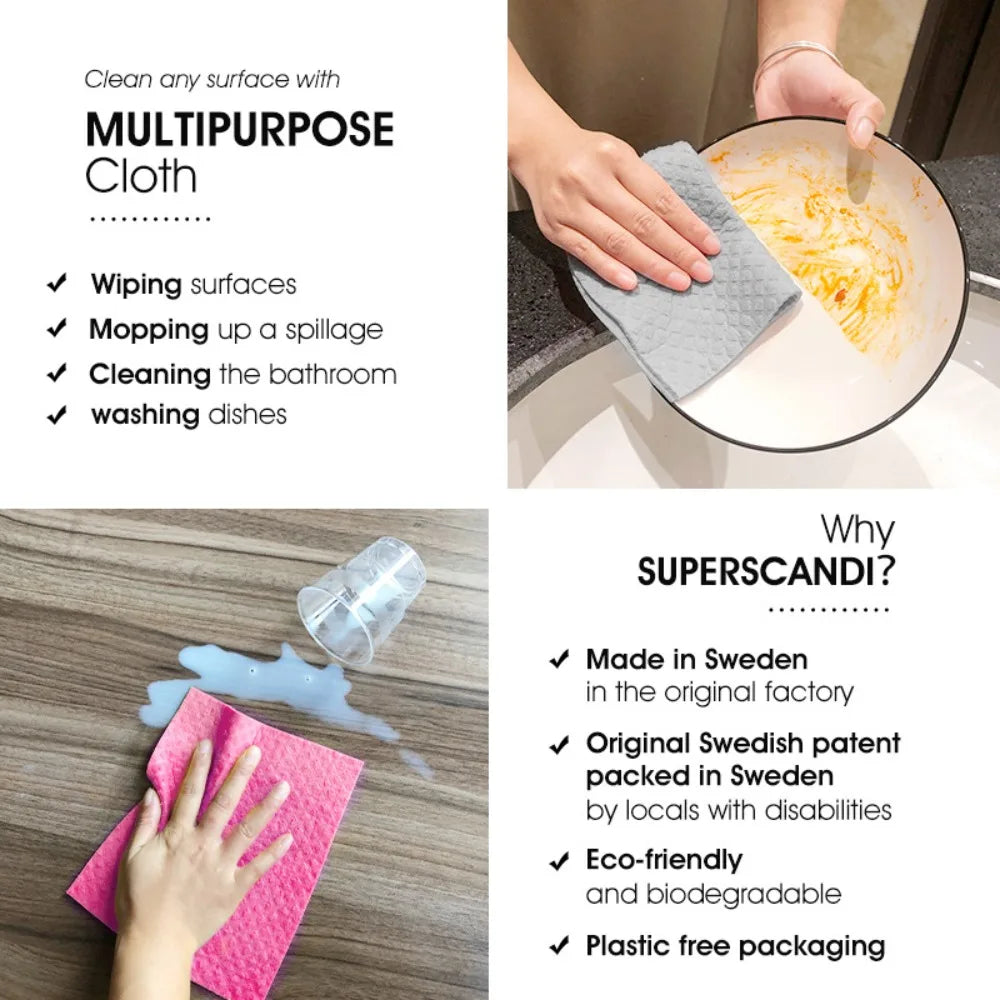 Swedish Dishcloths, Pack of 10