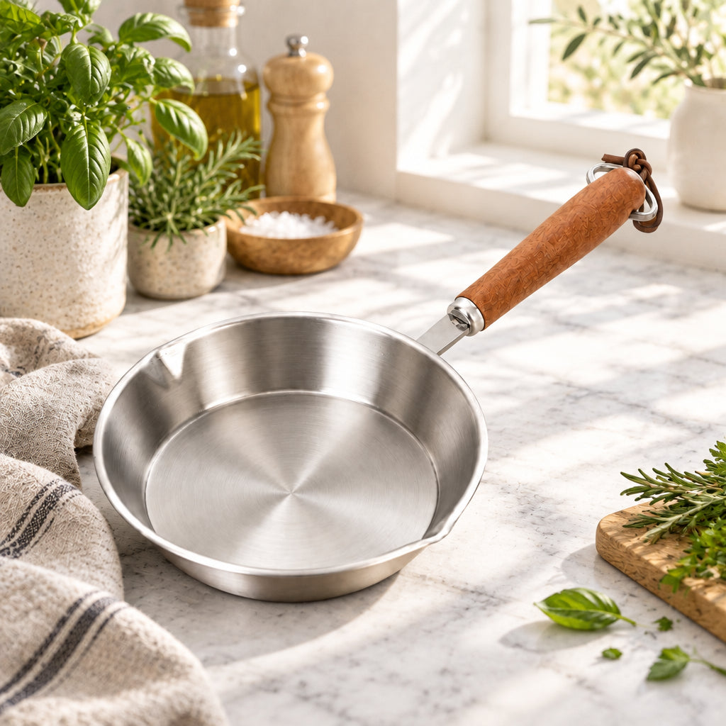 Mini Stainless Steel Frying Pan