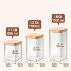 Airtight Glass Storage Canister