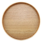 Round Wooden Serving Tray