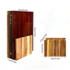Book-Style Cutting Boards, Set of 4