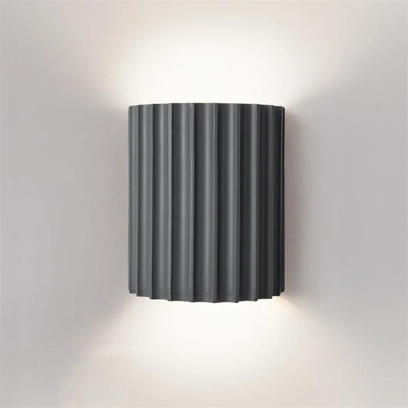 Applique murale nordique moderne en résine | Lampe murale élégante pour l'intérieur
