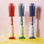 Three-in-One Silicone Bottle Brush Set