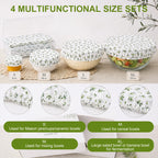 Reusable Cotton Bowl Covers