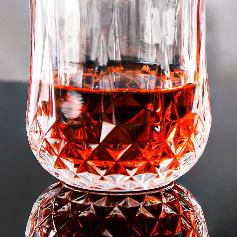 Faceted Wine Glasses