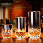 Faceted Wine Glasses