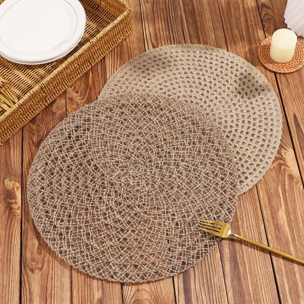 Round Placemats, Set of 6