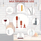 Three-in-One Silicone Bottle Brush Set