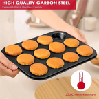 Carbon Steel Muffin Tray, Pack of 2