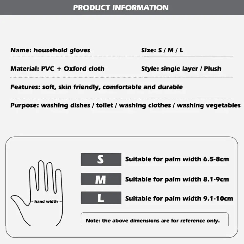 Long-Sleeve Dishwashing Gloves